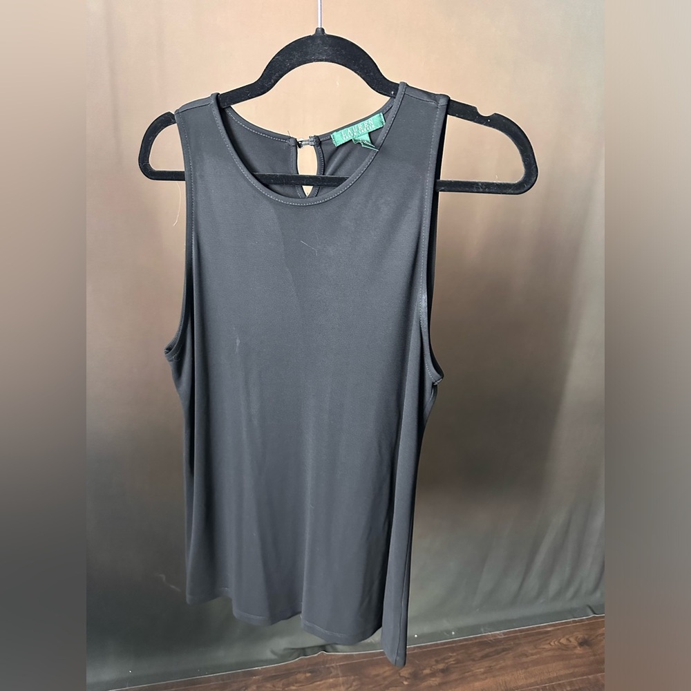 Black tank top LAUREN RALPH LAUREN #B10